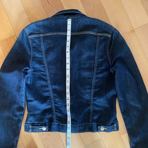Fidelity Denim Jean Jacket Womens Sz M Lightweight Capsule Western Casual Lux - Picture 9 of 10